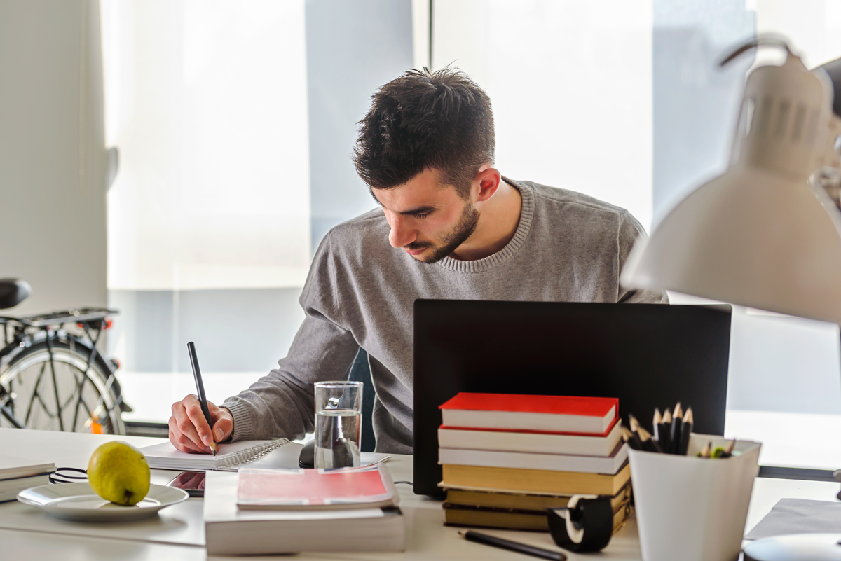 man on laptop