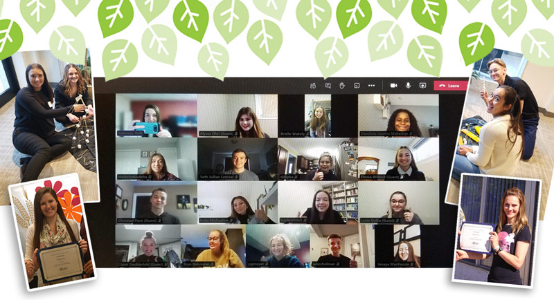Collage of picture of recipients