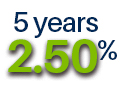 Deposit Special 5 years at 2.40%