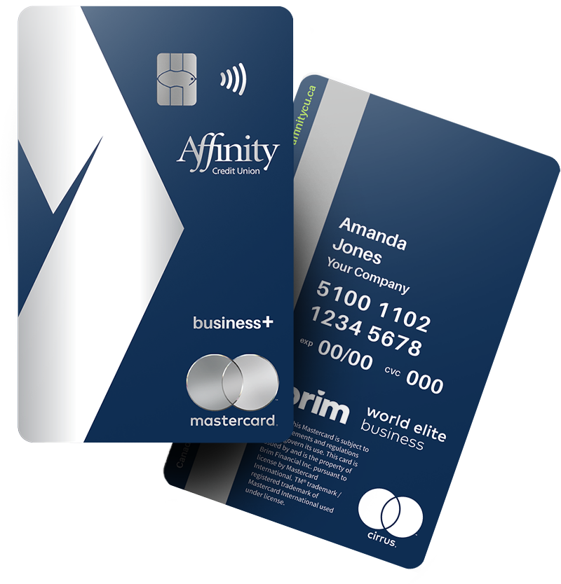 Affinity Business Plus World Elite Master Card