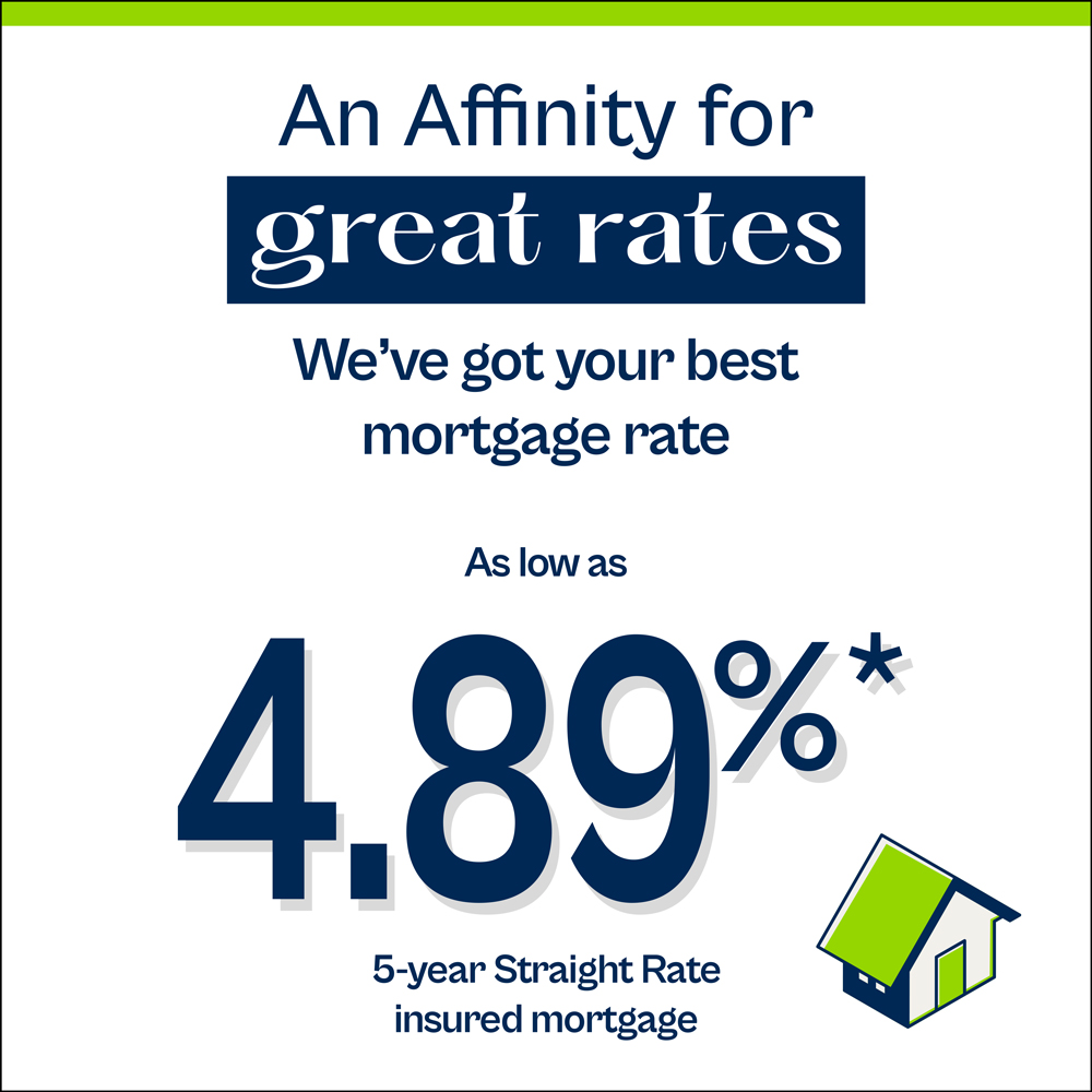 an affinity for great rates 4.89%